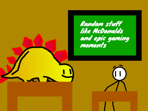 Learn math with a stegosaurus in 100th grade