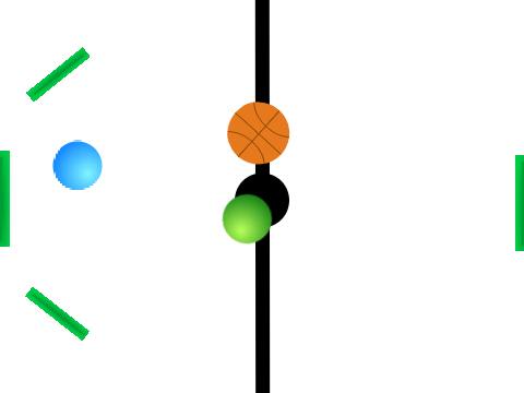 basketball air hockey