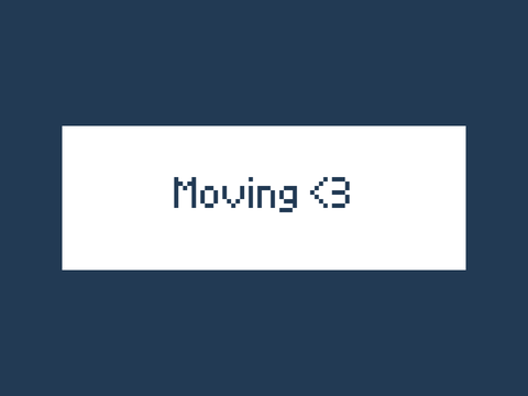 ➳ Moving <3 ➳