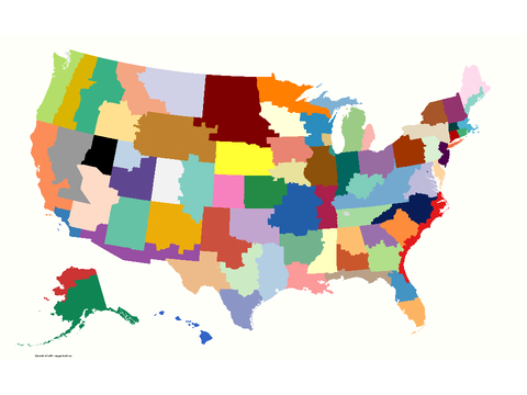 Alternate US Map