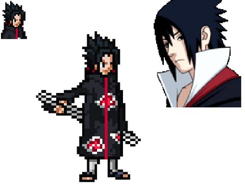 {REQUESTED}JUS Sasuke Akatsuki Sprite