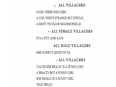 SMA Beauty and the Beast Song Script remix