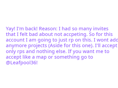 BACK!
