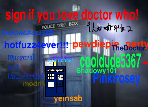 Sign if you love Doctor Who! remix remix