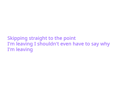 Goodbye.