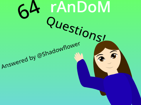 64 random questions answered