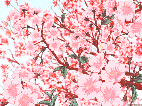 Shiny blossom tree
