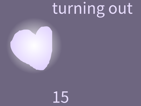 turning out - 15