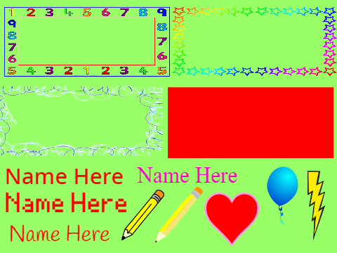 Design your school name tag