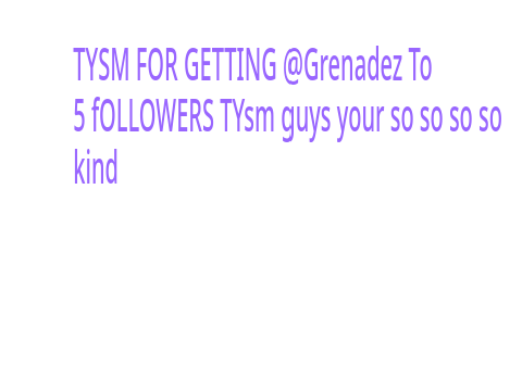 TYSMMMMM