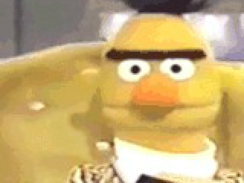Bert just heard part of his favorite song