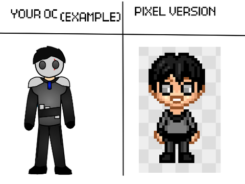 Your OC as a Pixel Character!! remix