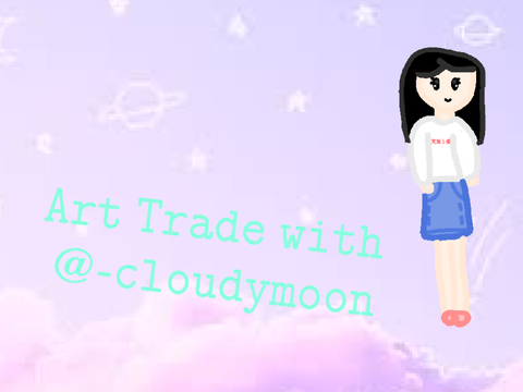 Art Trade with @-cloudymoon