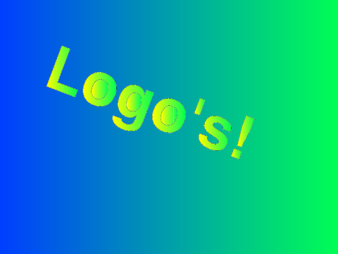 making logos for people!