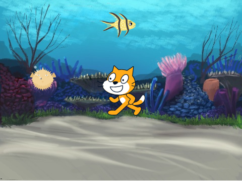Catch fishes! Augmented reality game!
