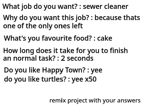 happy town job interviews remix