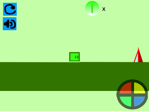 Green: A scrolling platformer