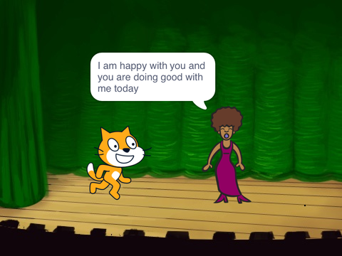 When a cat meets a woman