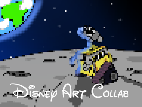 (COLLAB)♛ | Disney Art Collab WALL-E