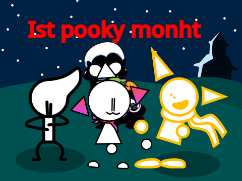 is spooky month