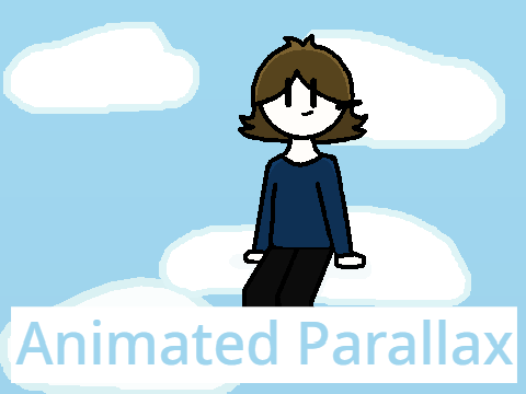 Relaxing on a Cloud | Animated Parallax