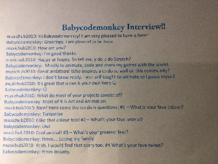 Babycodemonkey Interview!