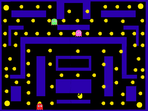 Pacman - Update! More ghosts