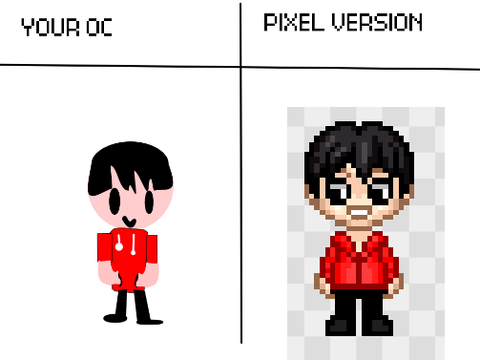 Your OC as a Pixel Character!! remix remix-7