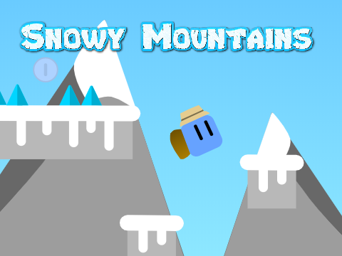 ☁ Snowy Mountains - A vertical multiplayer scrolling platformer ☁ (Collab) #games #all