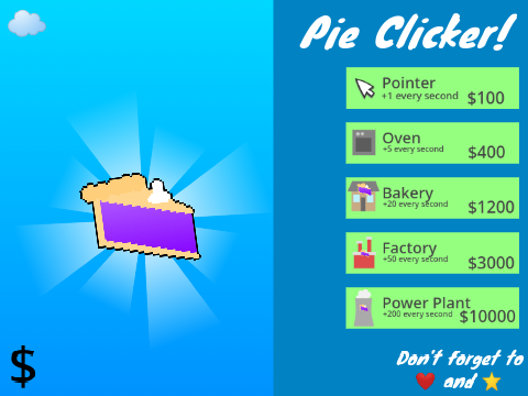 Pie Clicker! No sound!