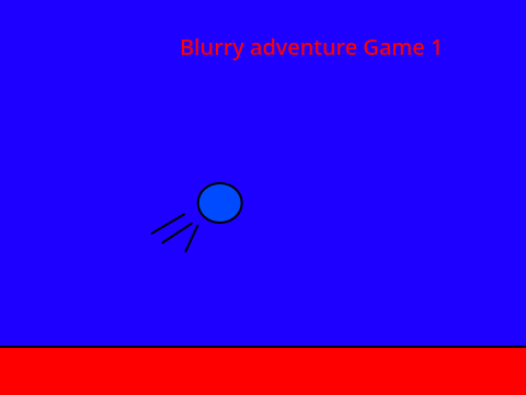 Blurry adventure Game 1