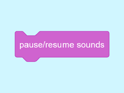 Pause/Resume Sound block