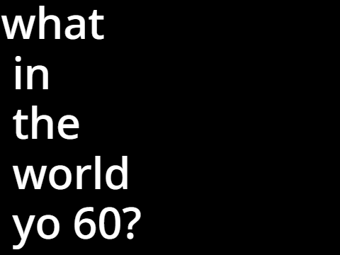 what