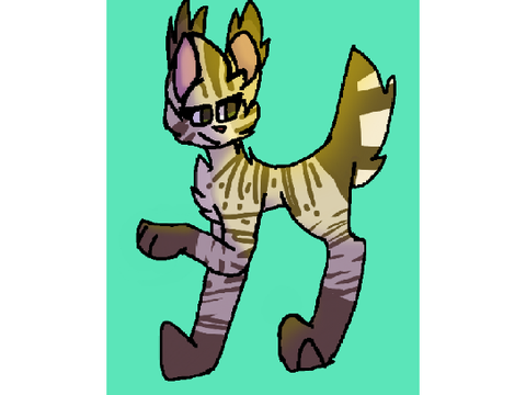 Shaded cat for a rp