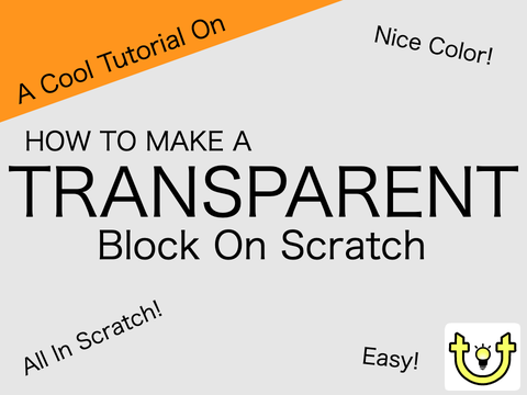 Transparent Shape Tutorial