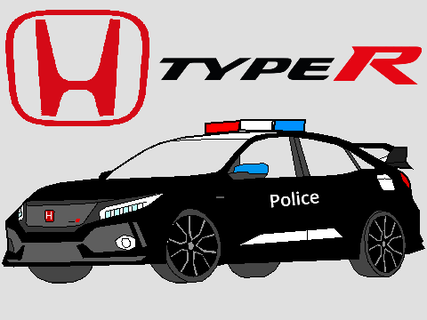 Honda Civic Type R Police car!