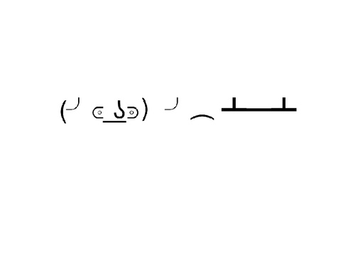 (╯⟃ ͟ʖ⟄）╯︵ ┻━┻