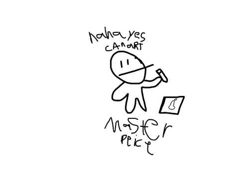 Me doing art