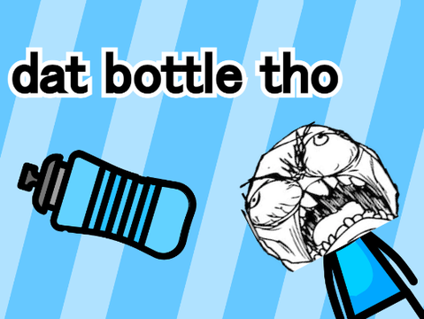 Bottle flipping... (an animation)