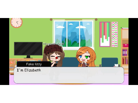 Lizzy meets fake Liz