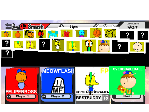 Super Smash Bross Offical Roster. (W.I.P) remix