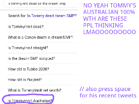 TommyInnit The Australian