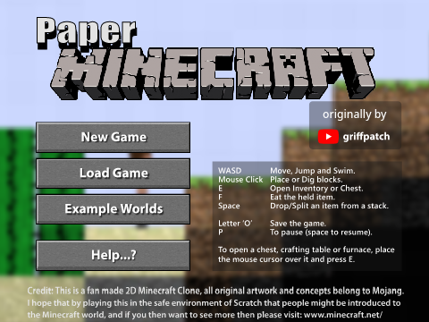 Paper Minecraft Custom Edition v1.0
