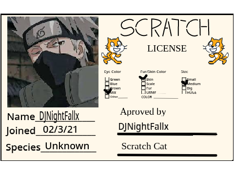 DJNightFallx Scratch License!