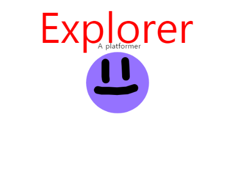 Explorer | A platformer | Entry