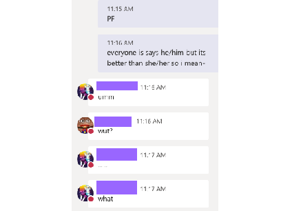 *When you casually come out as trans in spanish class and your peers are casually transphobic*