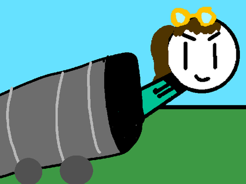 Blobby(me) flies!