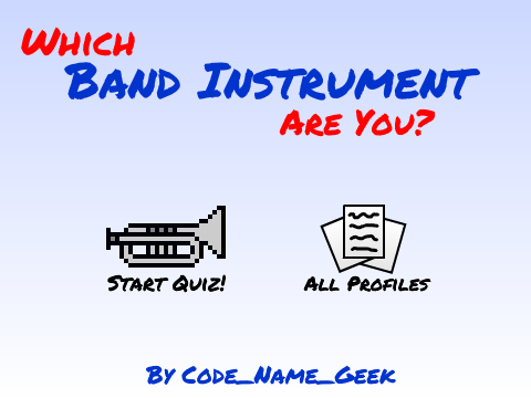 What Band Instrument Are You? (Quiz) remix