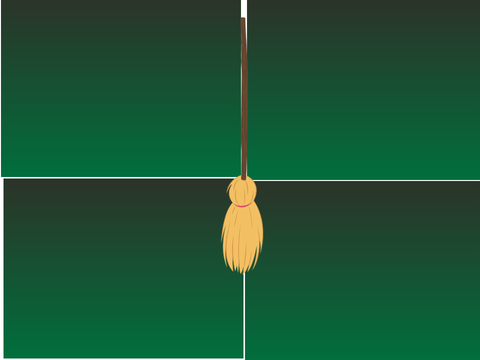 sweep the lawn