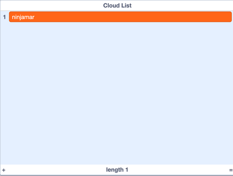Cloud List Engine